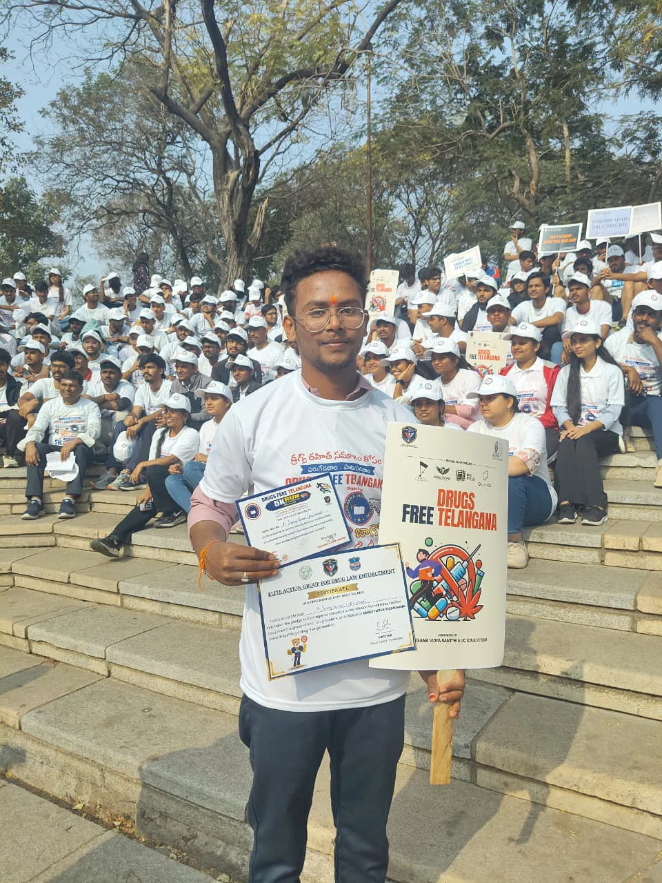 Join 5k Run Anti Drugs Awareness Program At Necklace Road on 24.01.2026 - 19